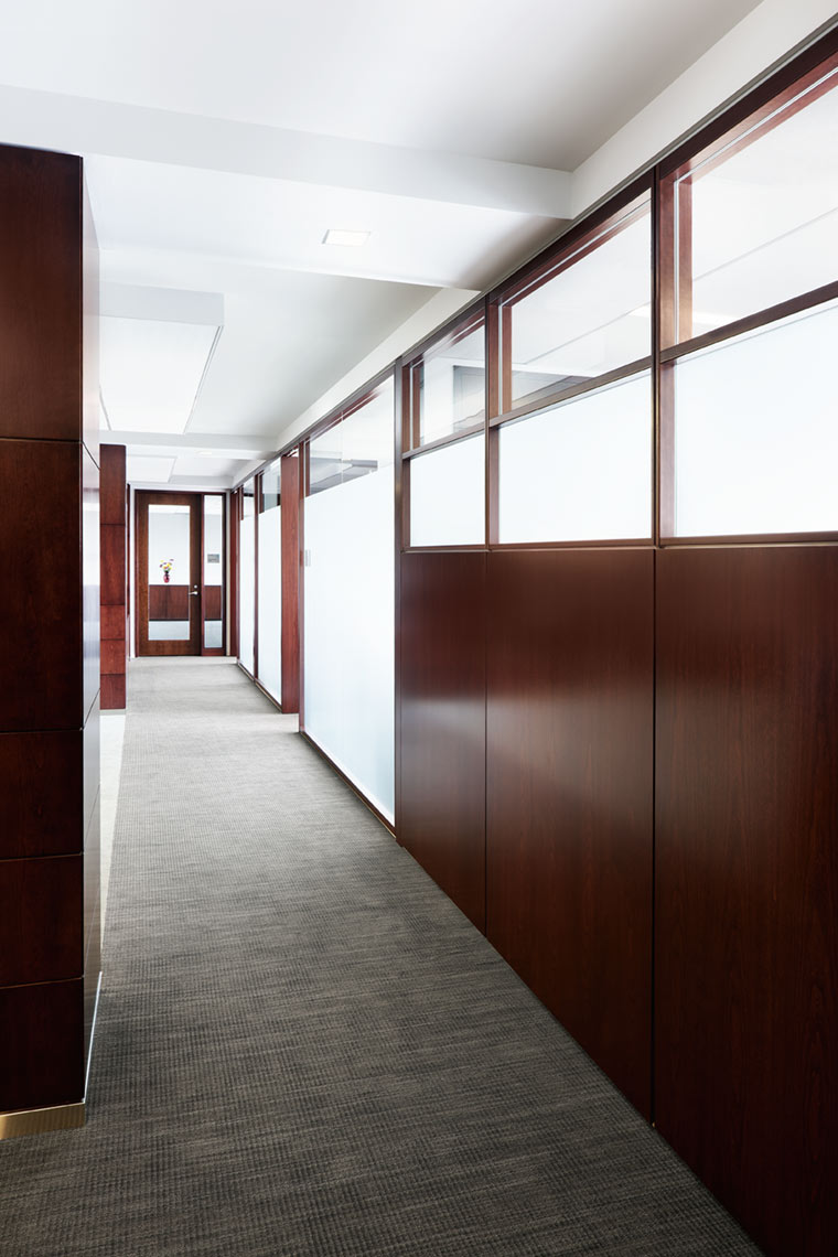 architectural photograph of an office interior by Dan Poyourow