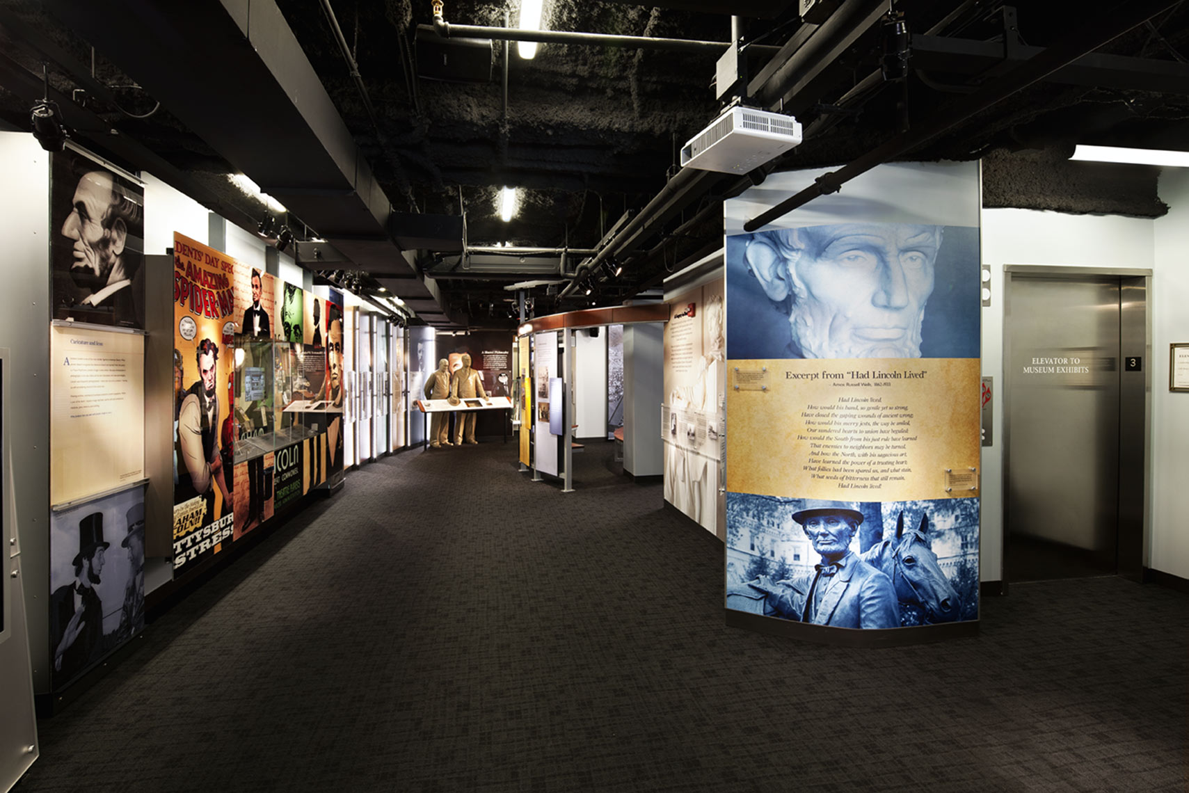 architectural photograph of a museum interior by Dan Poyourow